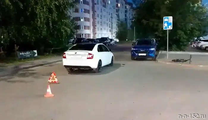 The driver of the "Skoda" hit a child on a scooter on Kazansky Highway.