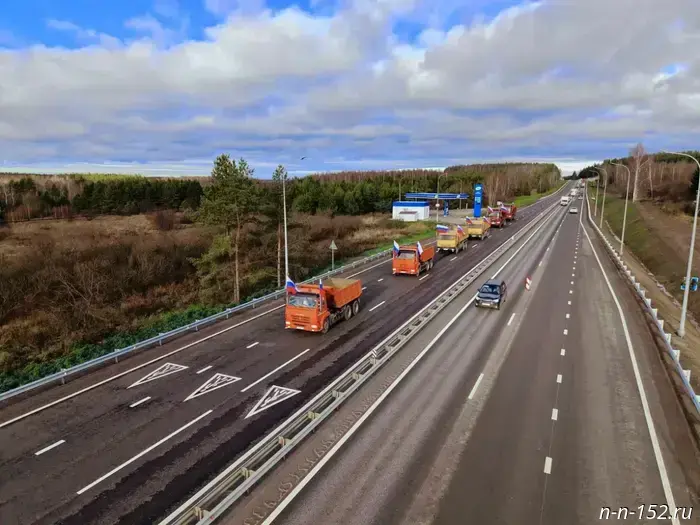 В Нижегородской области было осуществлено расширение 23 километров трассы Р‑158 до города Саратов.