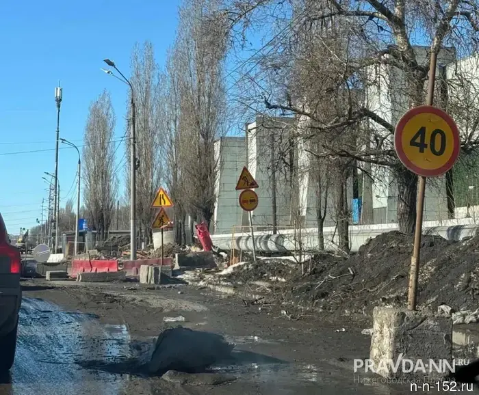 The collector on Novikov-Priboy in Nizhny Novgorod will be repaired by the end of June.