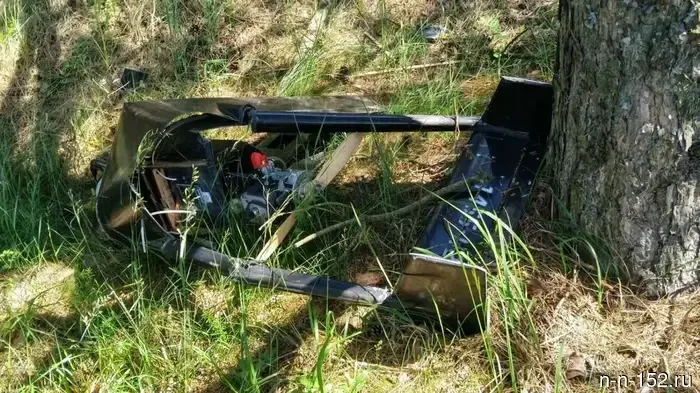 A drone with a warhead was found in the forest near Perevoz.