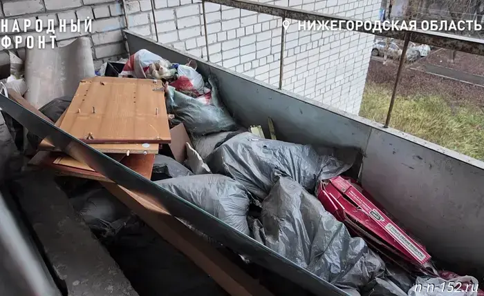 Nizhny Novgorod residents complained to Putin about unsanitary conditions in a building on Fuchik Street.