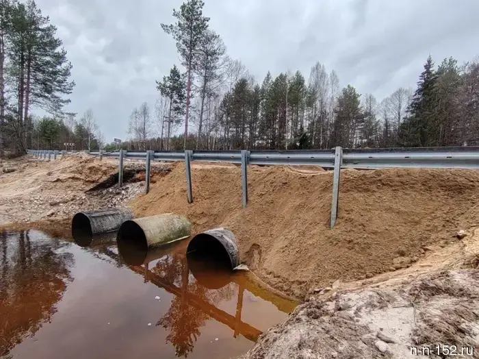 Three roads were opened after the water receded in the Nizhny Novgorod region.