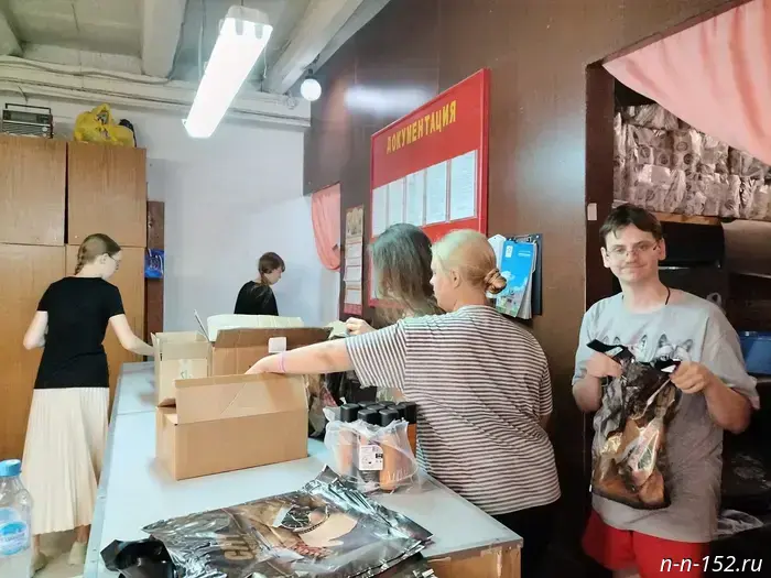 Participants of the Youth Movement of the Nagorny Deanery visited the military hospital in Nizhny Novgorod.