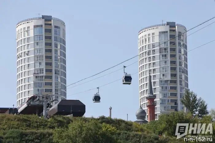 A special regime has been introduced on the slope near the Nizhny Novgorod cable car due to the threat of a landslide.