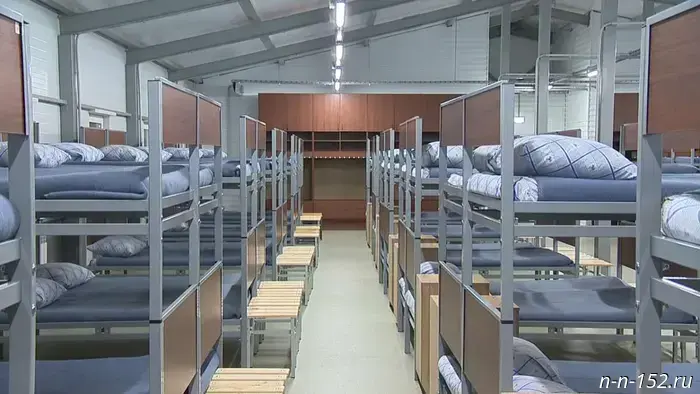 Another modular barracks for the military was built in the Nizhny Novgorod Region.