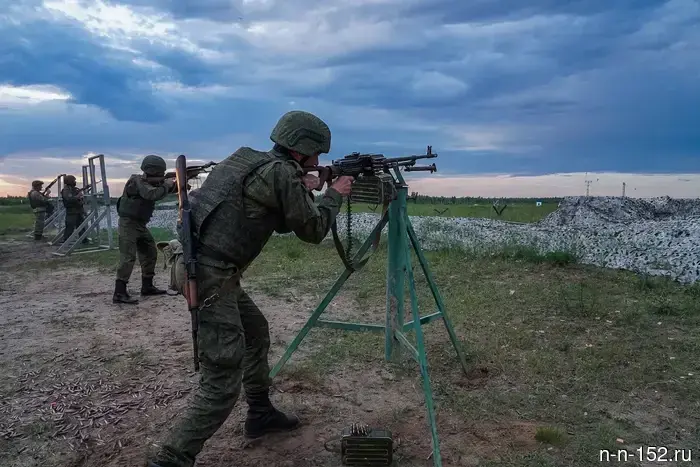 Reservists of "BARS-NN" are mastering new weapons before combat duty.