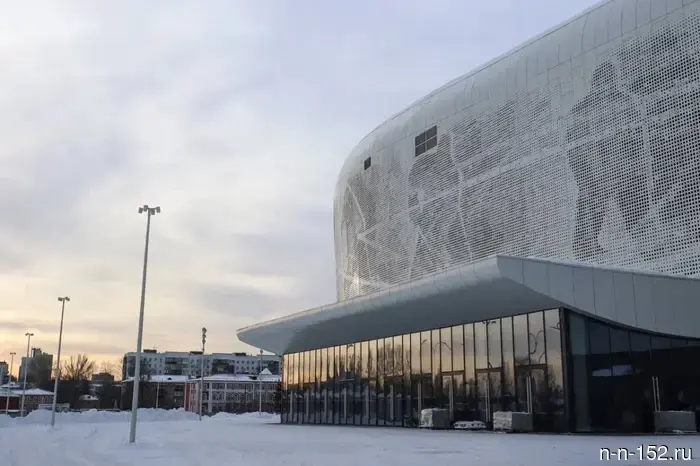 The finishing touches of the Ice Palace at Strelka are over 95% complete.