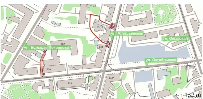 Parking of vehicles on the local driveways of Bolshaya Pokrovskaya Street will be restricted starting February 4.