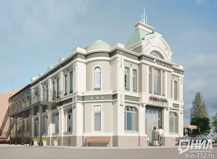 The restoration of the Chardymov House after the fire is on schedule.