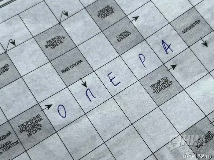 A resident of Dzerzhinsk won money for mistakes in a crossword puzzle.