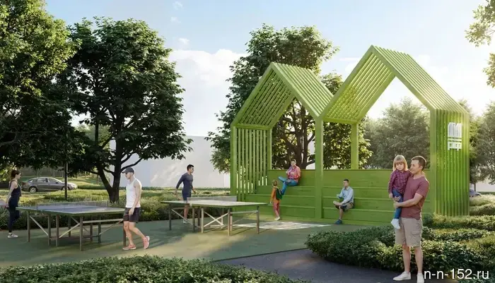 The square in Novinki will compete for improvement in 2027.