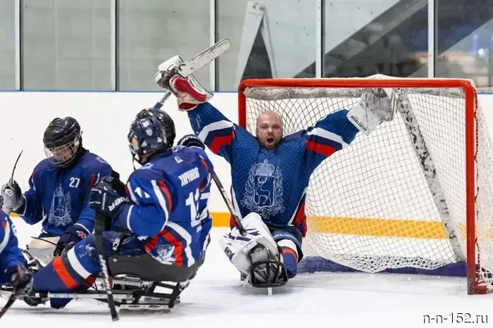 "Shturm" won the bronze medal at the VLL sled hockey championship.