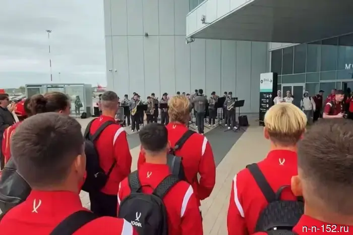 "Spartak" was greeted in Nizhny Novgorod with bread and salt and the song "Do You Know."