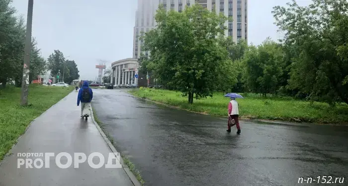 A rainy week awaits Nizhny Novgorod residents.
