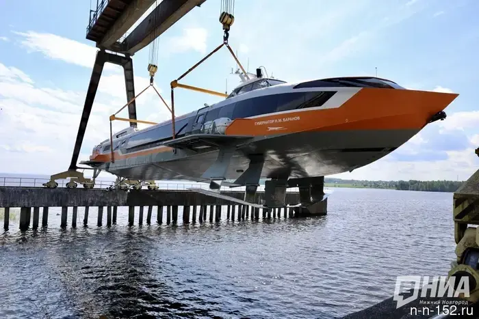 Two new high-speed "Meteor" boats were launched in the Nizhny Novgorod region.