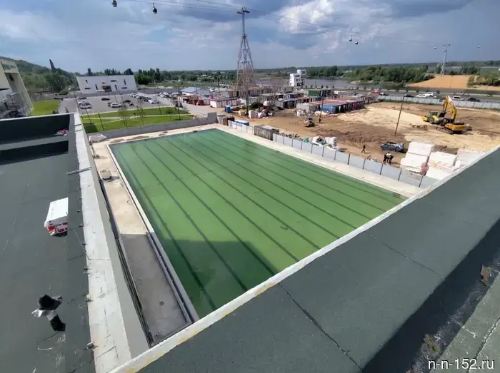 Nizhny Novgorod residents were shown the progress of the construction of the eco-park on the Rowing Canal.