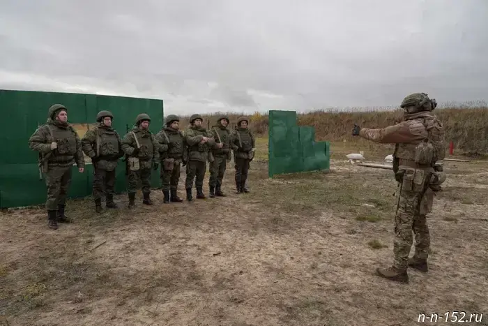 The first group of reservists from "BARS NN" began undergoing military training.