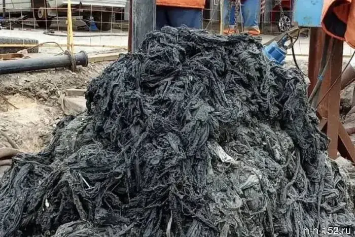 Shalabaev showed the "nauseating" consequences of sewer blockages.