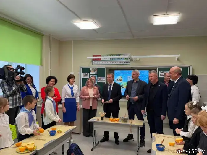 Kalinin School in the Vetluzhsky District reopened after major renovations.