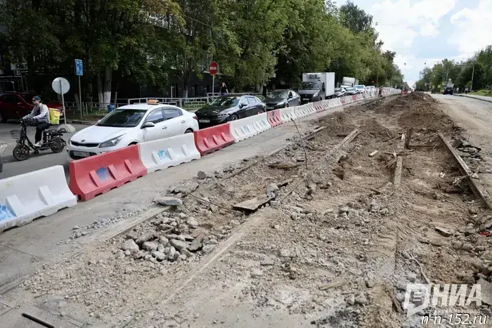 Tram tracks are being replaced on Osharskaya Street — photo