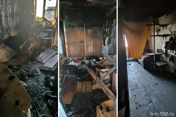 A 54-year-old man died in a fire in a high-rise building in Nizhny Novgorod.