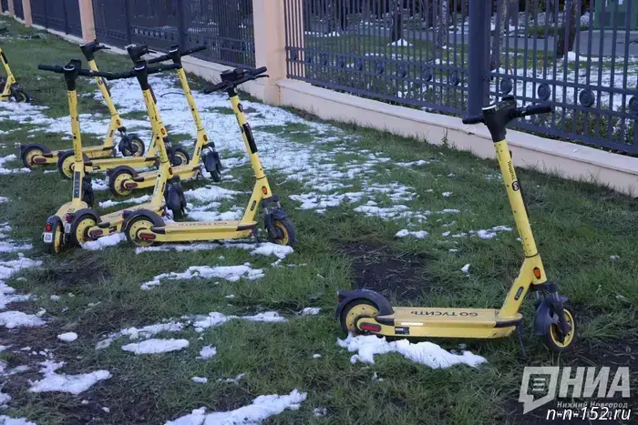 The electric scooter rental season in Nizhny Novgorod is coming to an end.