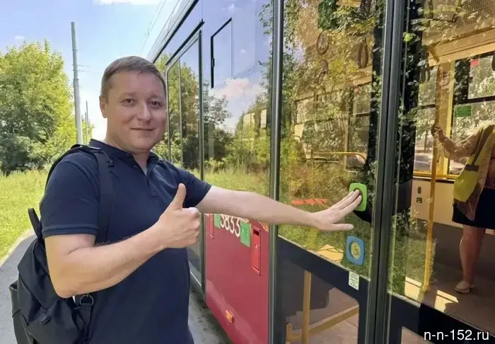 Nizhny Novgorod residents will be able to open the doors themselves on the "MiNin" trams.