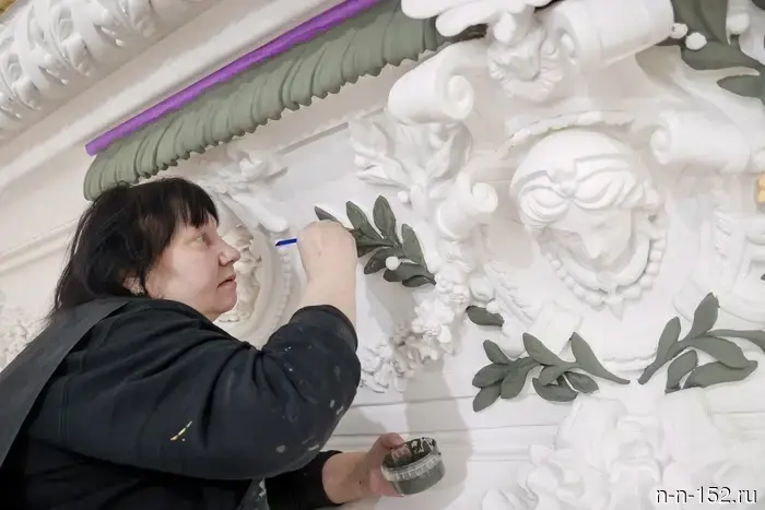 В Нижнем Новгороде заканчивается внутренняя отделка Литературного музея имени Горького.