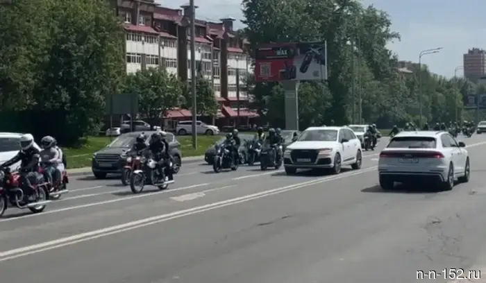 Байкеры из Нижнего Новгорода начали мотосезон.