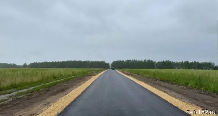 В Павловском округе завершился ремонт дороги, ведущей к деревне Булатниково, в рамках нацпроекта «Инфраструктура для жизни».