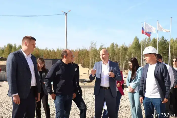 Delegations from AKIT and the Ministry of Economic Development of Russia inspected the Kulibin SEZ site.