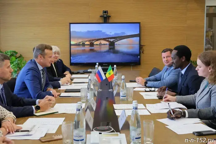 Dmitry Starostin and Stefan Sambu discussed prospects for the development of cooperation between Nizhny Novgorod Oblast and the Republic of Senegal.