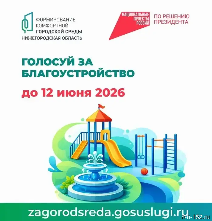 More than 300,000 residents of Nizhny Novgorod voted for areas to be improved under the FCGS program.