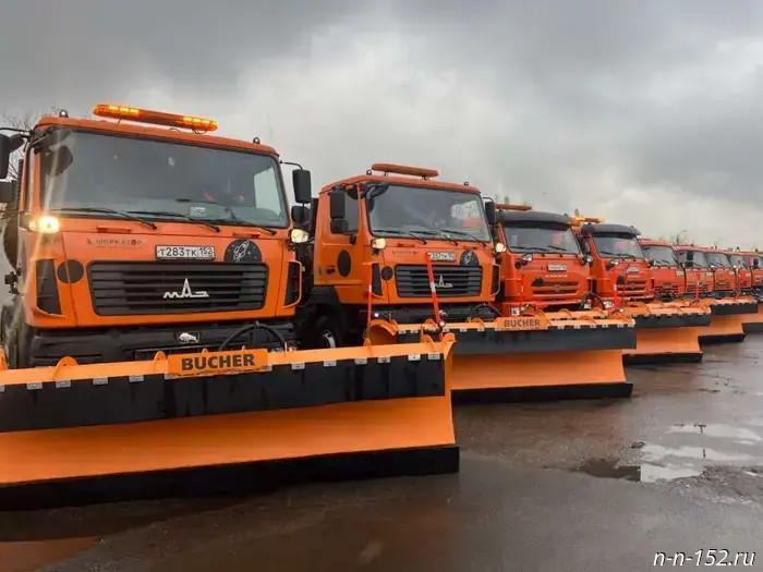 Another Nizhny Novgorod district prepared its equipment for winter — an inspection of vehicles and work crews took place in the Moskovsky District.