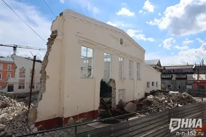 A parking lot will be located at the site of the demolished Mytny Market in Nizhny Novgorod for now.