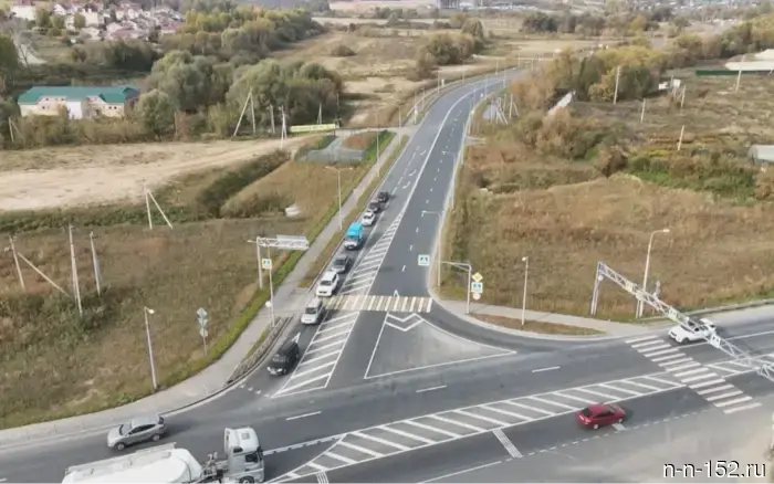 В Нижнем Новгороде готовность второго этапа реконструкции подъезда к деревне Анкудиновка составляет 40%.
