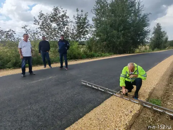 The repair of the road to the village of Matyushevo in the Sosnovsky District under the national project "Infrastructure for Life" has been completed.