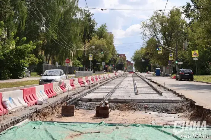 Tram tracks are being replaced on Osharskaya Street — photo