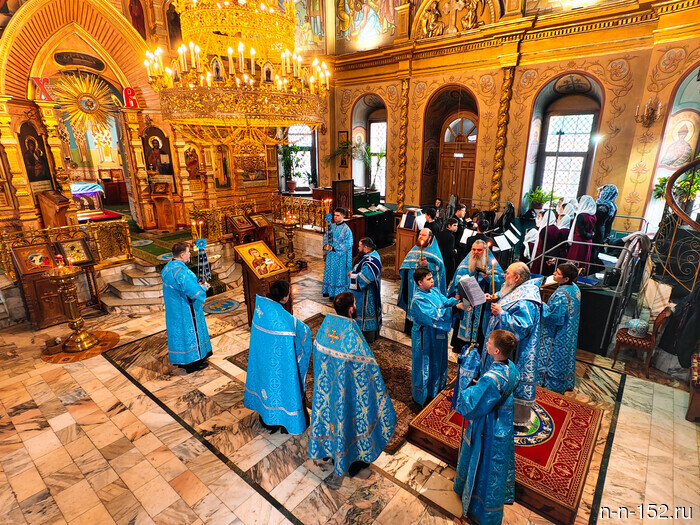 Епископ Гедеон провёл богослужения в честь праздника Похвалы Пресвятой Богородицы (Суббота Акафиста).