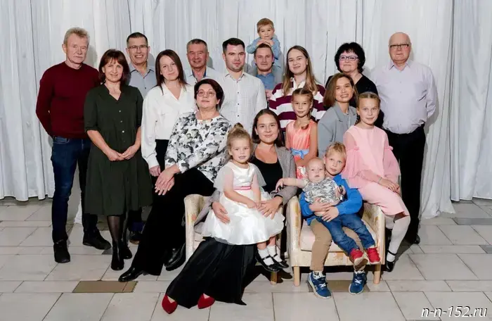 The large Yezhov family from Arzamas won the "Family of the Year — 2025" contest.