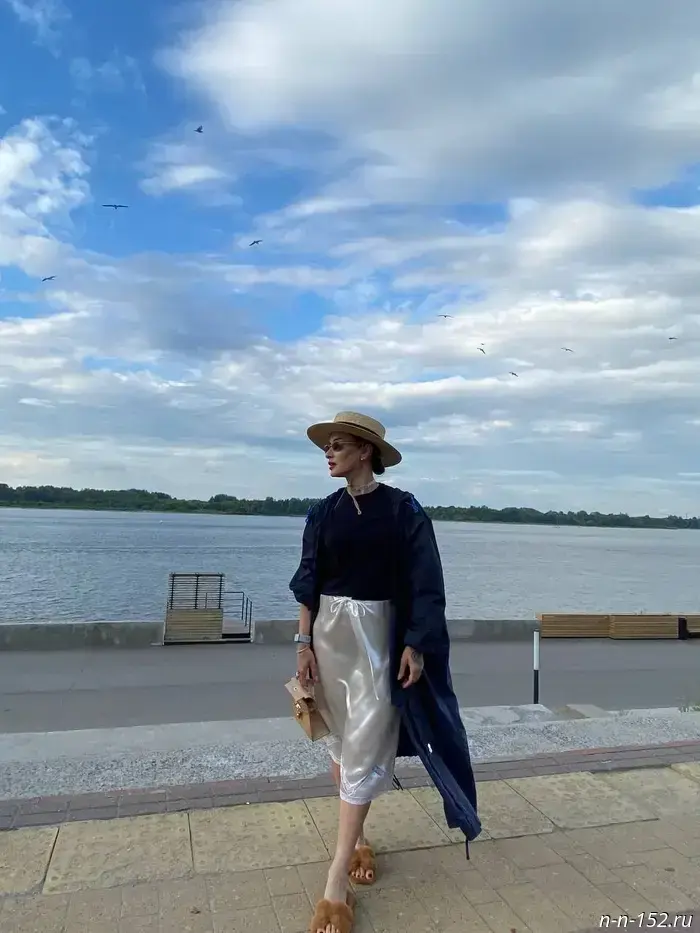 Tina Kandelaki admired the Nizhny Novgorod park "Switzerland".