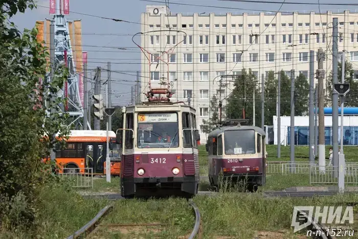 В Нижнем Новгороде восстановили трамвайное движение, которое было нарушено из-за ливня.