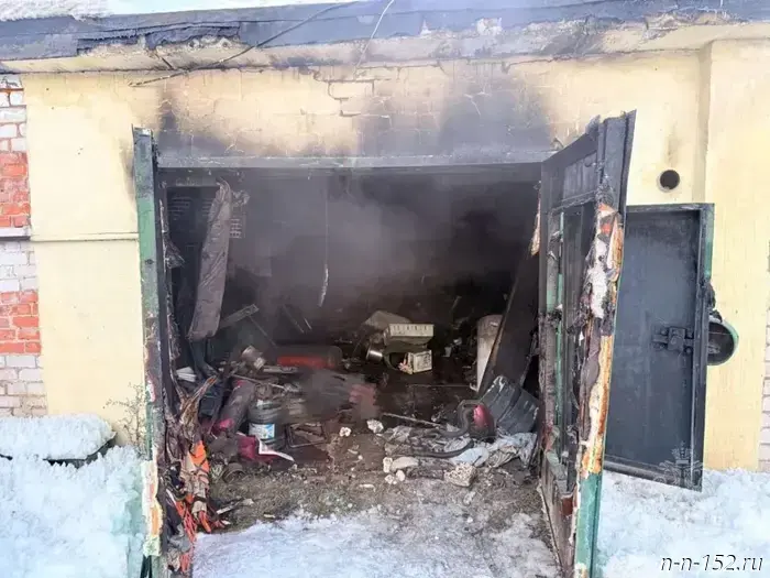 A 57-year-old man died in a fire in the garages in Kstovsky District.