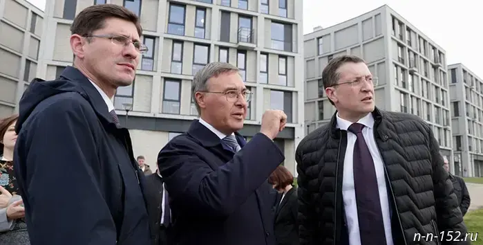 Valery Falkov assessed the digital infrastructure of the NEYMARK IT campus and the advanced developments of Nizhny Novgorod scientists.