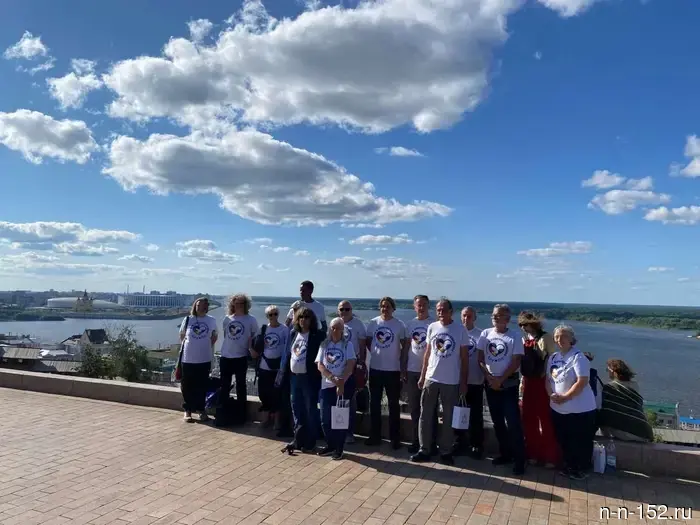 The Germans visited Nizhny Novgorod as part of the "Friendship Global" car rally.