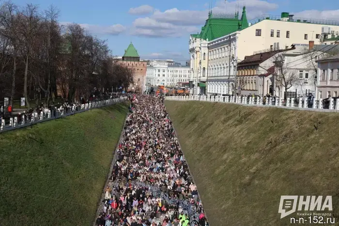 10 thousand believers participated in a procession on Easter in Nizhny Novgorod — photo