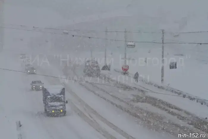Интенсивный снегопад в Нижнем Новгороде и регионе сохранится 9 и 10 января.