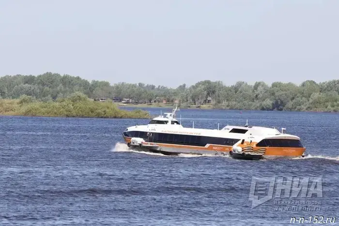 The navigation season for Nizhny Novgorod's Valdai and Meteor vessels will end in October.