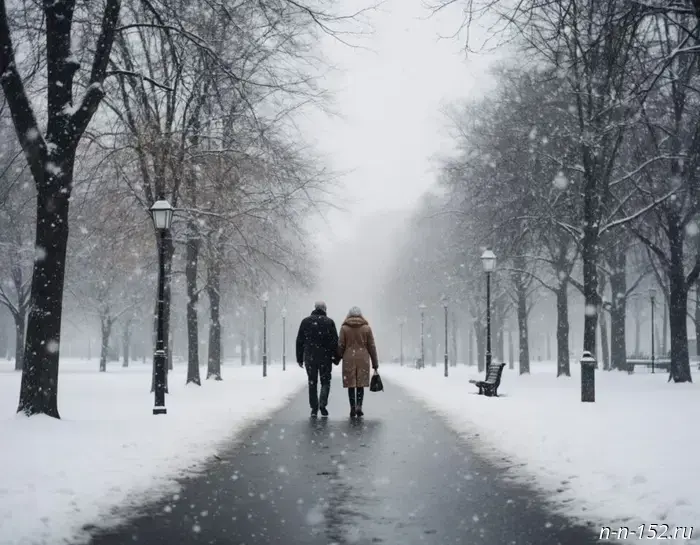 Slightly below-zero temperatures and precipitation await residents of Nizhny Novgorod on January 13.