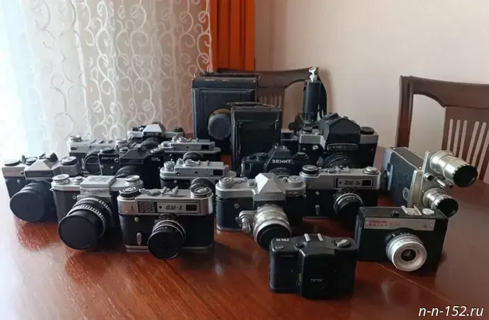 A surgeon from Semenov has assembled a collection of rare Soviet cameras.